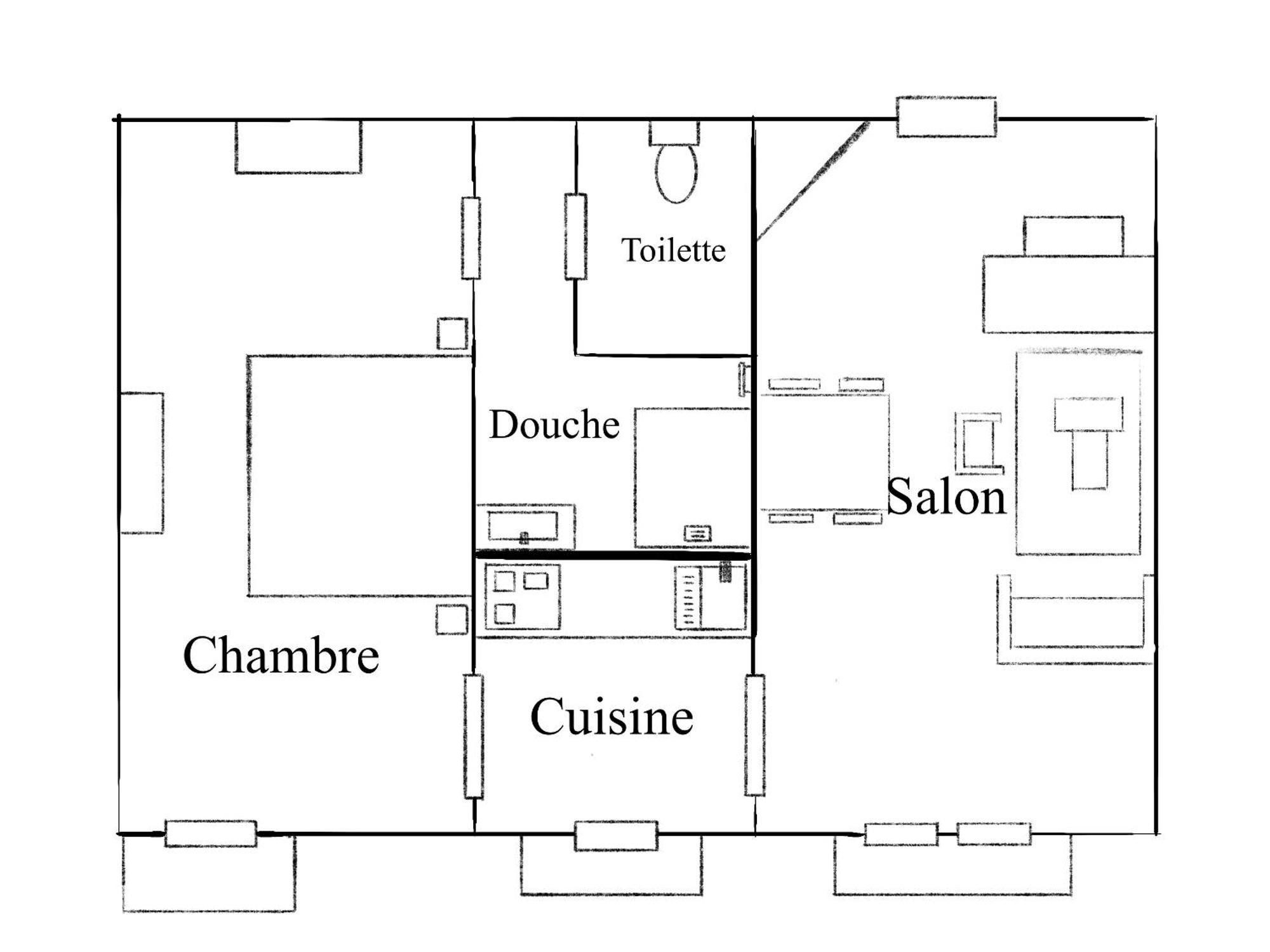 Suite Dans Villa Mexicaine Жозье Экстерьер фото
